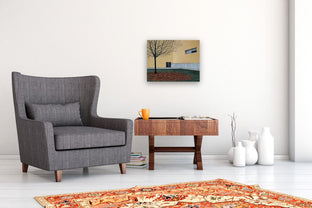 Exterior Space#1 Fall Foliage by Zeynep Genc |  In Room View of Artwork 