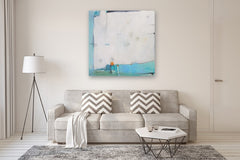 Original art for sale at UGallery.com | Open Spaces by Dorothy Gaziano | $2,900 | acrylic painting | 48' h x 48' w | thumbnail 5