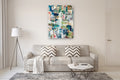 Original art for sale at UGallery.com | Along the Way by Linda Shaffer | $1,800 | mixed media artwork | 48' h x 36' w | thumbnail 5