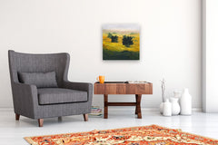 Original art for sale at UGallery.com | Prairie Dawn by Nancy Merkle | $725 | acrylic painting | 20' h x 20' w | thumbnail 5