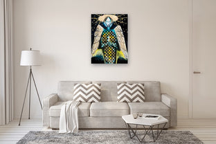 Vibrant and Checkered by Scott Dykema |  In Room View of Artwork 