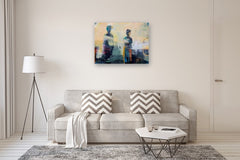 Original art for sale at UGallery.com | Delicate Matters by Gena Brodie Robbins | $3,075 | acrylic painting | 30' h x 40' w | thumbnail 5