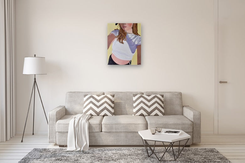 Posing by Carey Parks |  In Room View of Artwork 