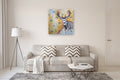 Original art for sale at UGallery.com | Bliss by Alana Clumeck | $2,000 | mixed media artwork | 36' h x 36' w | thumbnail 5