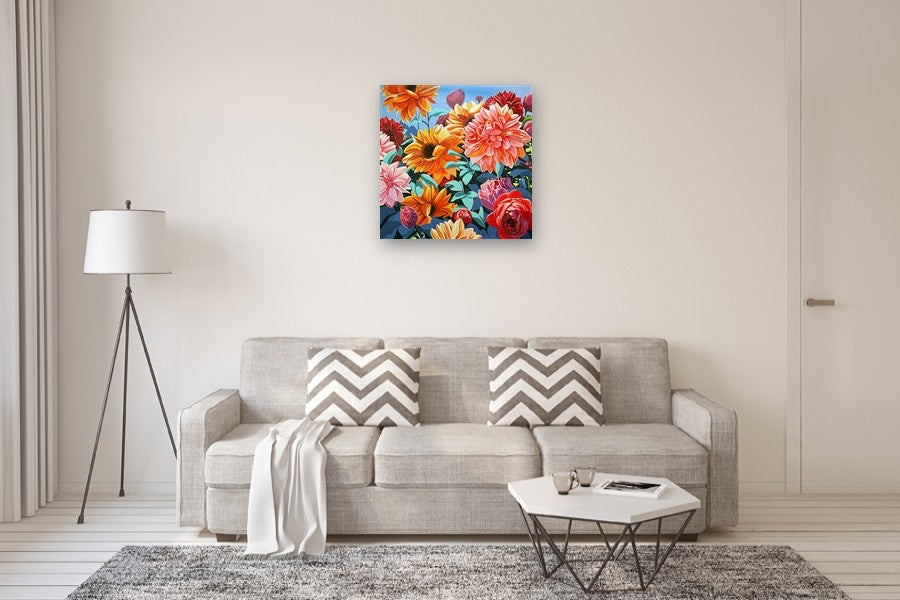 Summer Bloom by John Jaster |  In Room View of Artwork 