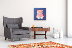 Original art for sale at UGallery.com | Lisa by Tom Tillcott | $1,350 | mixed media artwork | 20' h x 20' w | thumbnail 3