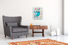 Original art for sale at UGallery.com | Floridian Owl by Jessica JH Roller | $500 | acrylic painting | 20' h x 16' w | thumbnail 5