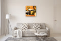 Original art for sale at UGallery.com | Mid Century Modern V by Mandy Main | $1,300 | oil painting | 30' h x 30' w | thumbnail 5