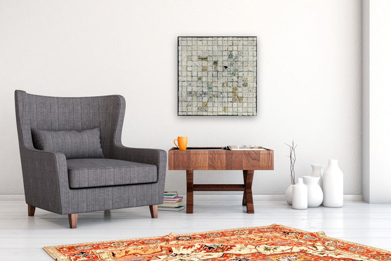 Quiet Arrangement by Terri Bell |  In Room View of Artwork 