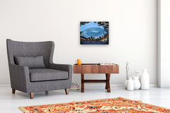 Original art for sale at UGallery.com | Summer Night's Bean by Yangzi Xu | $925 | oil painting | 16' h x 20' w | thumbnail 5