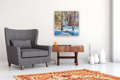 Original art for sale at UGallery.com | Rise and Shine by Robert Hofherr | $950 | acrylic painting | 24' h x 24' w | thumbnail 5