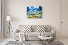 Original art for sale at UGallery.com | Near Half Moon Bay by Kip Decker | $1,475 | acrylic painting | 30' h x 40' w | thumbnail 5