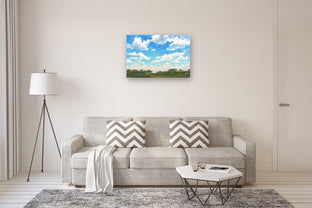 Blue Skies Smiling by Suzanne Massion |  In Room View of Artwork 
