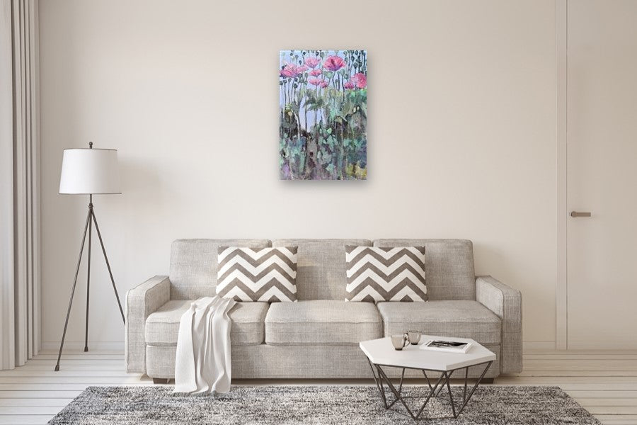 Poppies by Mary Pratt |  In Room View of Artwork 