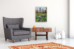 Original art for sale at UGallery.com | Lurie Garden by Yangzi Xu | $1,100 | oil painting | 24' h x 18' w | thumbnail 5