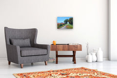 Original art for sale at UGallery.com | The Trail by Andres Lopez | $725 | oil painting | 12' h x 16' w | thumbnail 5