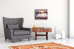 Original art for sale at UGallery.com | Summer Cove by Tiffany Blaise | $850 | mixed media artwork | 16' h x 20' w | thumbnail 5