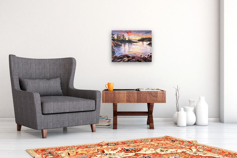 Summer Cove by Tiffany Blaise |  In Room View of Artwork 