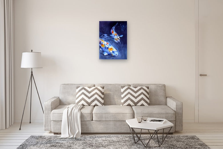 Koi I by James Nyika |  In Room View of Artwork 