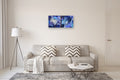 Original art for sale at UGallery.com | Indigo Seas by DL Watson | $1,450 | acrylic painting | 18' h x 36' w | thumbnail 5