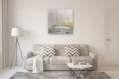 Original art for sale at UGallery.com | Still Waters by Jenn Williamson | $2,100 | acrylic painting | 36' h x 36' w | thumbnail 5