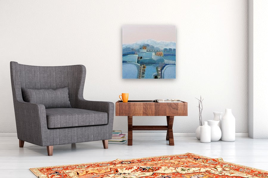 This Island of Blue by Rob van Hoek |  In Room View of Artwork 