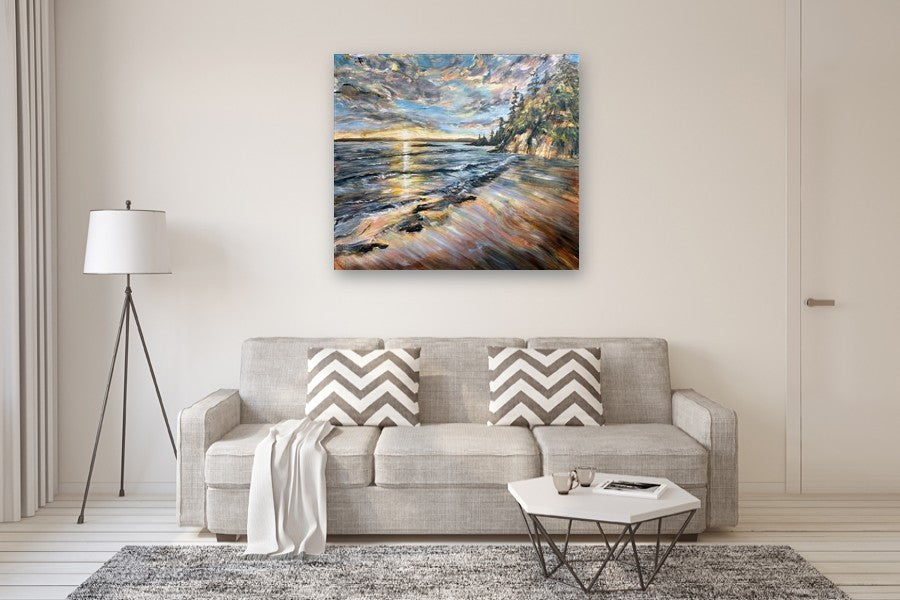 Symphony of the Sea by Tiffany Blaise |  In Room View of Artwork 