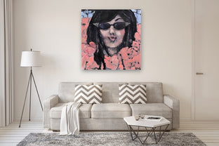 I Wear My Sunglasses at Night by Mary Pratt |  In Room View of Artwork 