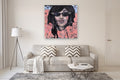 Original art for sale at UGallery.com | I Wear My Sunglasses at Night by Mary Pratt | $4,400 | oil painting | 48' h x 48' w | thumbnail 5