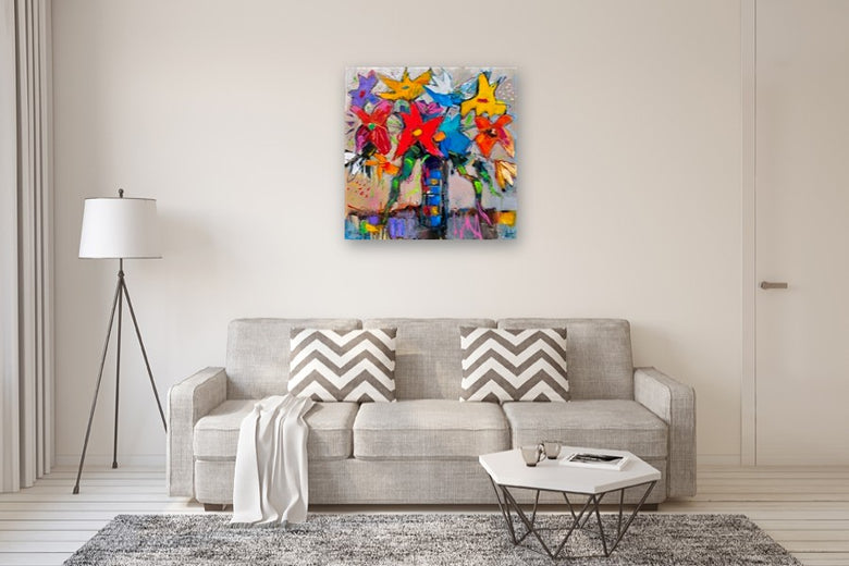 Electric Bloom by Allen Wittert |  In Room View of Artwork 