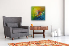 Original art for sale at UGallery.com | Summer Solstice by George Peebles | $1,050 | oil painting | 24' h x 24' w | thumbnail 5