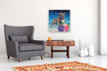Original art for sale at UGallery.com | Huggaball by Jeff Fleming | $600 | oil painting | 24' h x 24' w | thumbnail 5