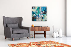 Original art for sale at UGallery.com | Cosmic Force by DL Watson | $1,425 | acrylic painting | 24' h x 24' w | thumbnail 5