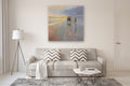 Original art for sale at UGallery.com | Tybee by Mary Pratt | $3,675 | oil painting | 48' h x 48' w | thumbnail 5