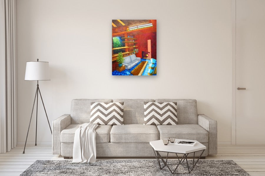 Crystal Ball by Mitchell Freifeld |  In Room View of Artwork 