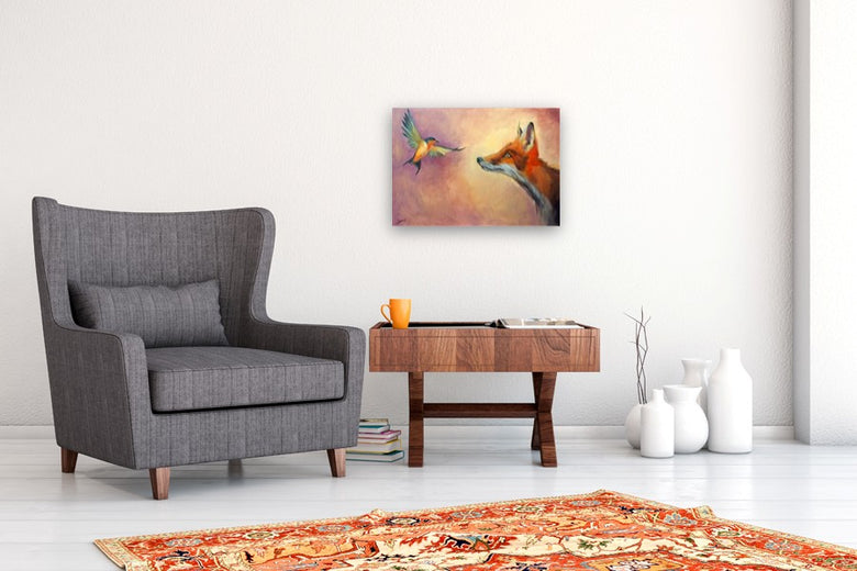 Whispers by Ilaria La Preziosa |  In Room View of Artwork 