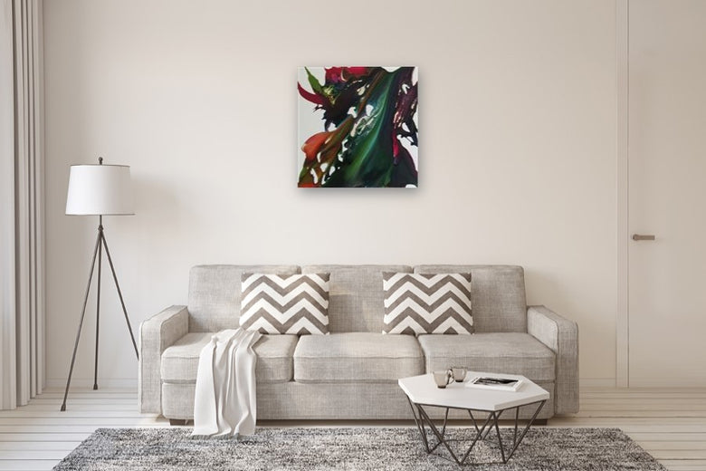 Rainfall by Krispen Spencer |  In Room View of Artwork 