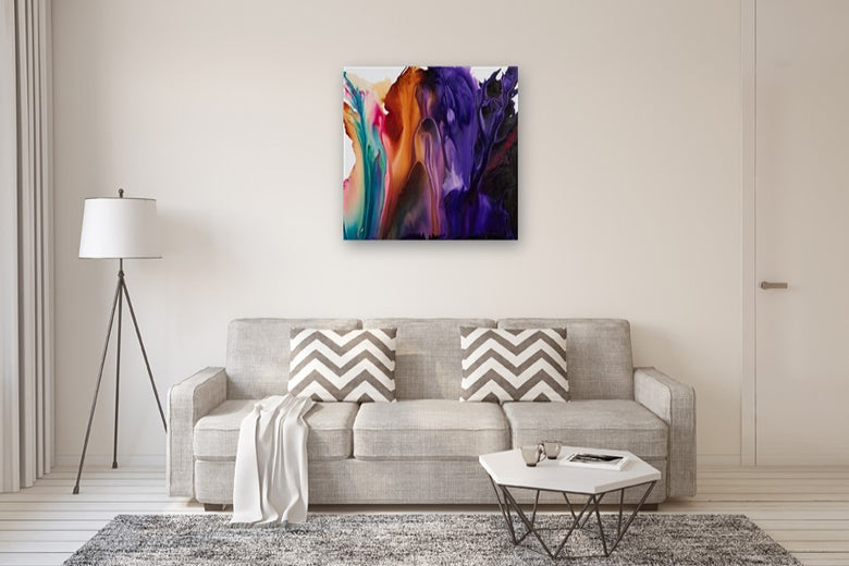 Purple Haze by Krispen Spencer |  In Room View of Artwork 