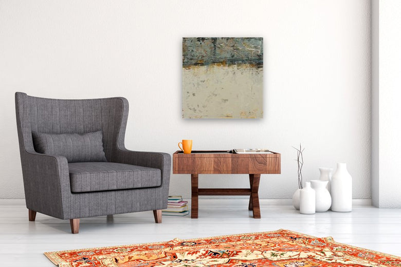 Boxing on the Block All Night by Patricia Oblack |  In Room View of Artwork 