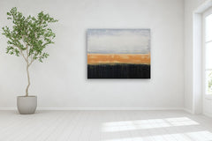 Original art for sale at UGallery.com | Evening Glow by Lisa Carney | $4,150 | acrylic painting | 48' h x 60' w | thumbnail 5