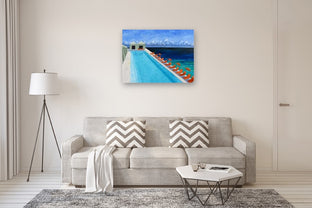 Long Pool by Mitchell Freifeld |  In Room View of Artwork 