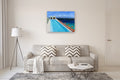 Original art for sale at UGallery.com | Long Pool by Mitchell Freifeld | $575 | oil painting | 30' h x 40' w | thumbnail 5