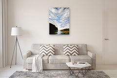 Original art for sale at UGallery.com | Sanctuary VII by Mandy Main | $2,050 | oil painting | 40' h x 30' w | thumbnail 5