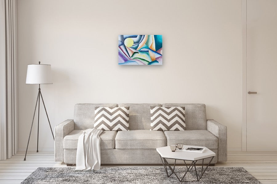 Moon by Mabel Serena |  In Room View of Artwork 
