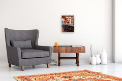 Original art for sale at UGallery.com | Waiters by Jonelle Summerfield | $725 | oil painting | 16' h x 12' w | thumbnail 5