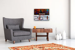 Original art for sale at UGallery.com | Silver Tree by Edward McHugh | $900 | acrylic painting | 18' h x 24' w | thumbnail 5