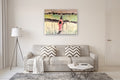 Original art for sale at UGallery.com | Geisha Walkway by Mary Pratt | $2,600 | oil painting | 36' h x 48' w | thumbnail 5