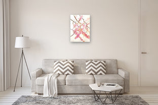 Cherry Blossoms (Vertical Composition) by Suren Nersisyan |  In Room View of Artwork 
