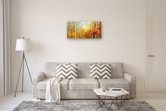 Original art for sale at UGallery.com | Changing Times by Tatiana Iliina | $1,650 | acrylic painting | 18' h x 36' w | thumbnail 5