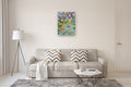 Original art for sale at UGallery.com | Blooming in Still Waters by Gulshaba Abbasova | $1,800 | oil painting | 31' h x 24' w | thumbnail 5